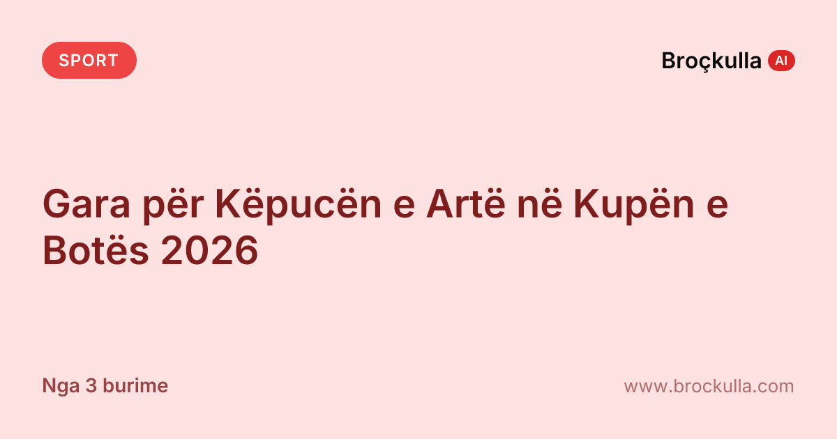 Gara për Këpucën e Artë në Kupën e Botës 2026