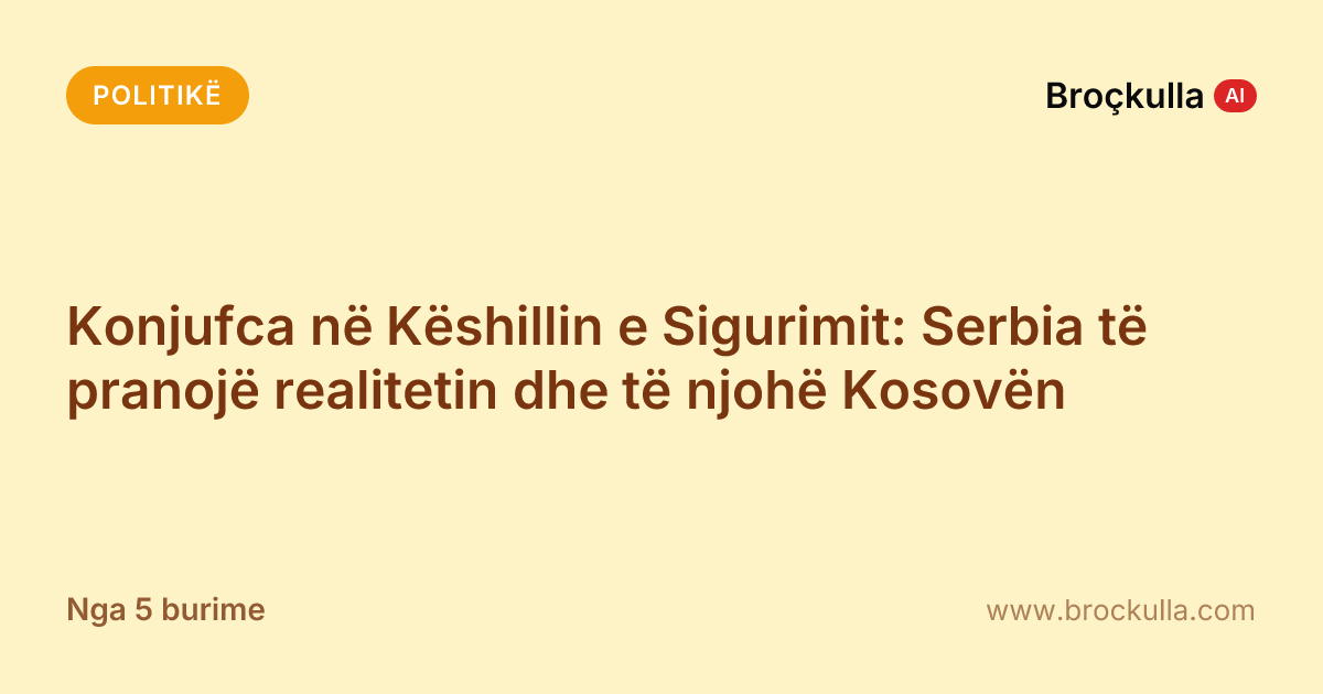 Konjufca në Këshillin e Sigurimit: Serbia të pranojë realitetin dhe të njohë Kosovën