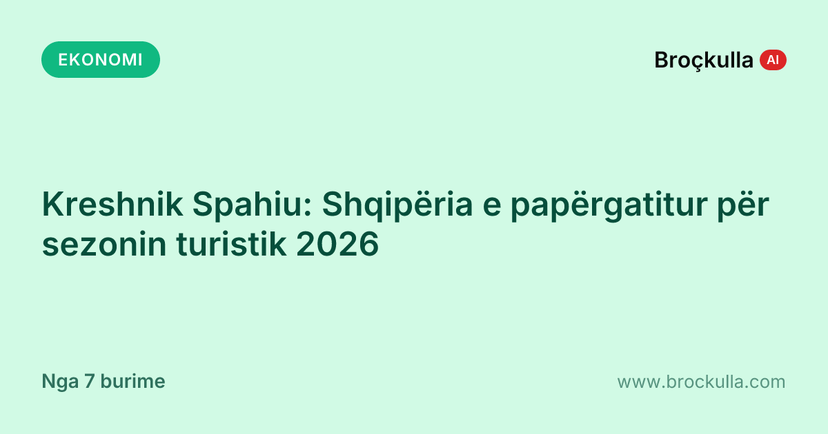 Kreshnik Spahiu: Shqipëria e papërgatitur për sezonin turistik 2026