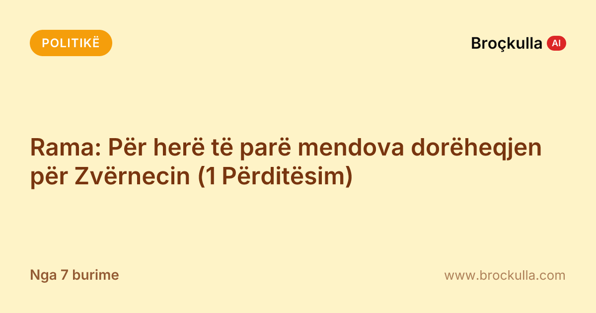 Rama: Për herë të parë mendova dorëheqjen për Zvërnecin (1 Përditësim)